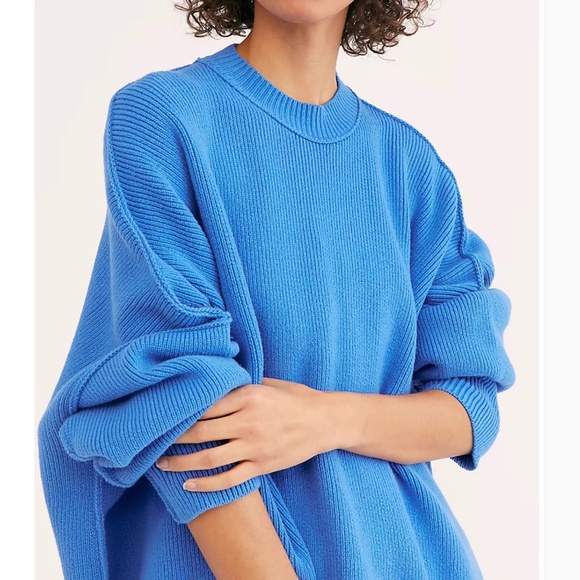 Free People Easy Street Tunic Blue - Picture 2 of 5